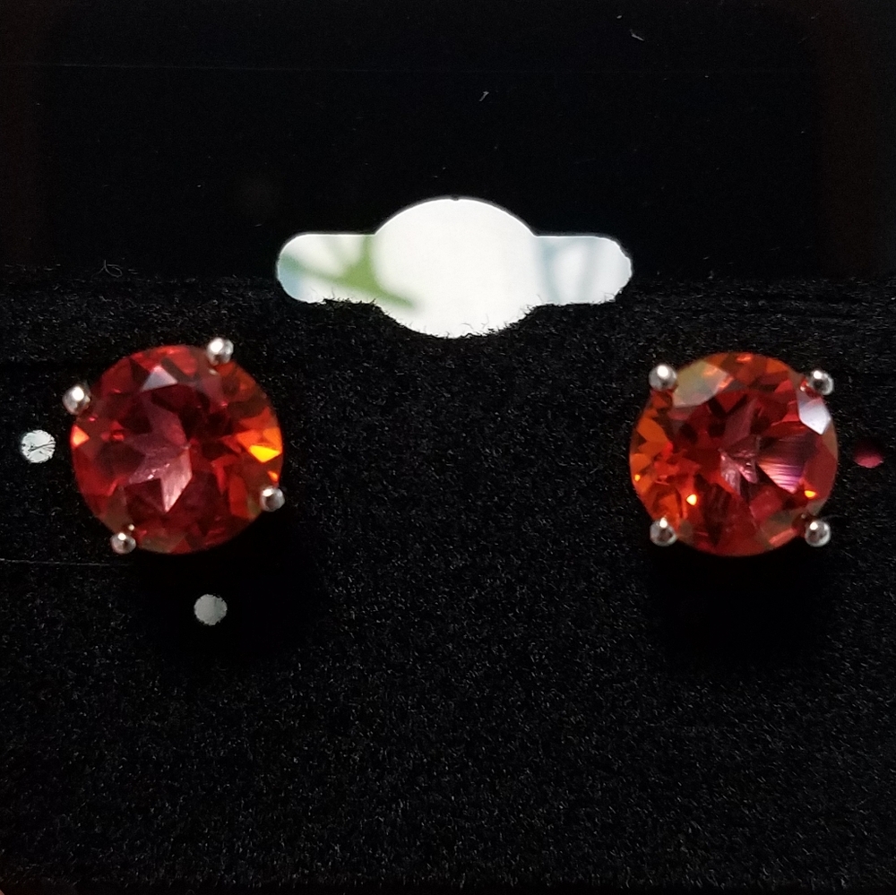 Beautiful JCPenney sterling silver gemstone studs
